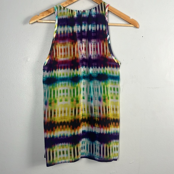 Trina Turk Bella Tie Dye Silk Tank Size XS - Picture 7 of 10